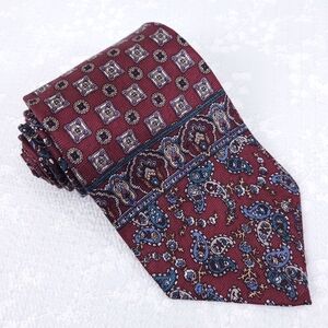 Vintage GIVENCHY Silk Tie Paisley Geometric